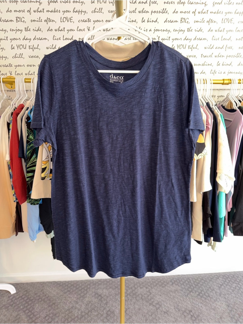 Denim & Co. Essentials Regular Linen Blend Tunic